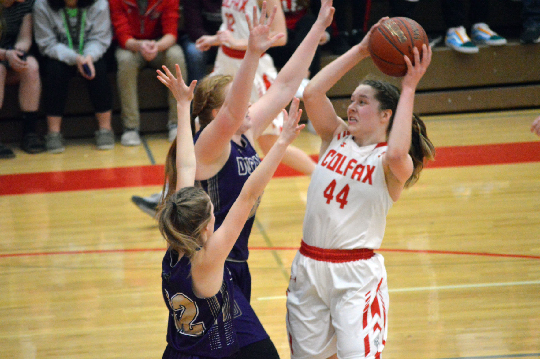 Durand at Colfax girls basketball 2-11-20